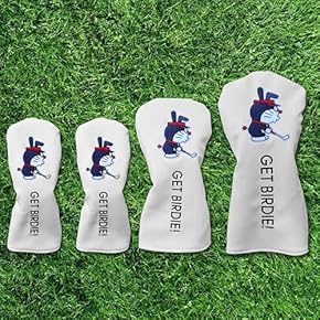 新品 ゴルフ ヘッドカバー ５点セットBIRDIE ブラック 1W FW UT 新品 ゴルフ ヘッドカバー 4点セットBIRDIE ブラック 1W FW UT